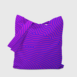 Сумка-шоппер Фиолетовые линии