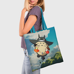 Сумка-шопер Flight Totoro, цвет: 3D-принт — фото 2