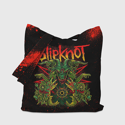 Сумка-шоппер Slipknot satan / 3D-принт – фото 1