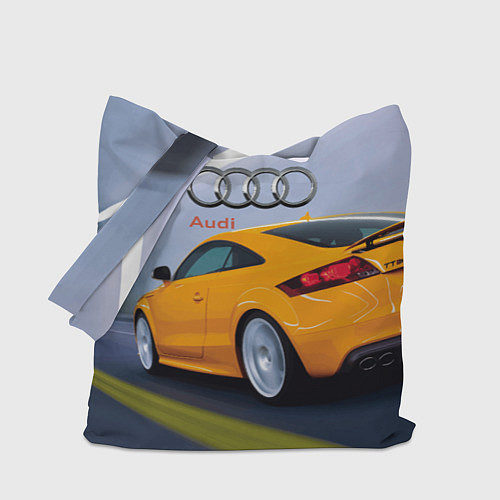 Сумка-шоппер Audi TT мчится в тоннеле / 3D-принт – фото 1