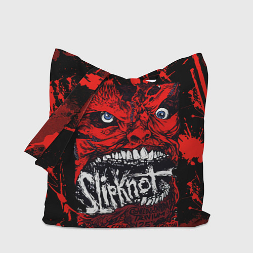 Сумка-шоппер Slipknot red blood / 3D-принт – фото 1