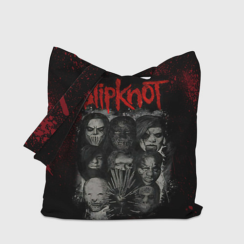 Сумка-шоппер Slipknot dark / 3D-принт – фото 1