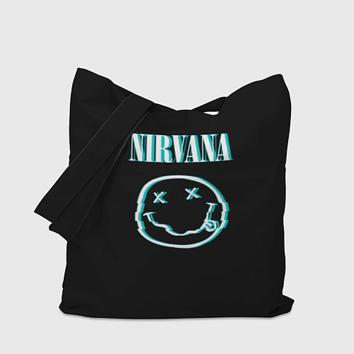 Сумка-шоппер Nirvana неон / 3D-принт – фото 1