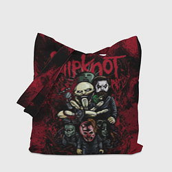 Сумка-шопер Slipknot art, цвет: 3D-принт