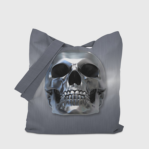 Сумка-шоппер Титановый череп / 3D-принт – фото 1