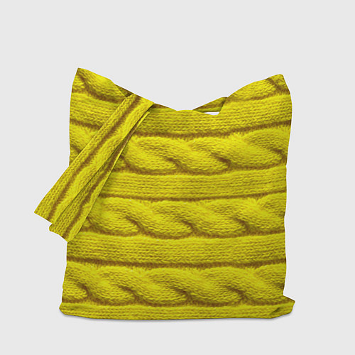 Сумка-шоппер Жёлтый свитер - Осень-Зима 2028 / 3D-принт – фото 1