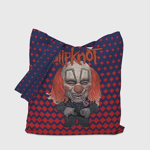 Сумка-шоппер Slipknot clown / 3D-принт – фото 1