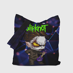 Сумка-шопер Slipknot dark blue, цвет: 3D-принт