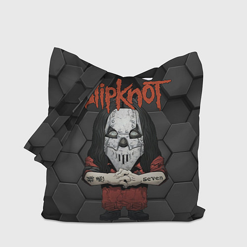 Сумка-шоппер Slipknot seven art / 3D-принт – фото 1