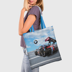 Сумка-шопер BMW racing team - Motorsport - M Performance, цвет: 3D-принт — фото 2