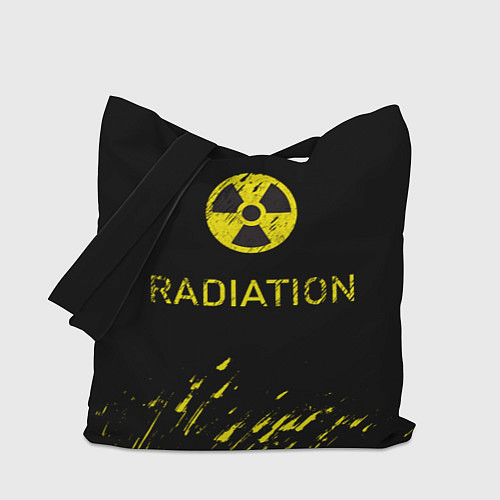 Сумка-шоппер Radiation - радиационная опасность / 3D-принт – фото 1