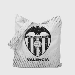 Сумка-шоппер Valencia с потертостями на светлом фоне