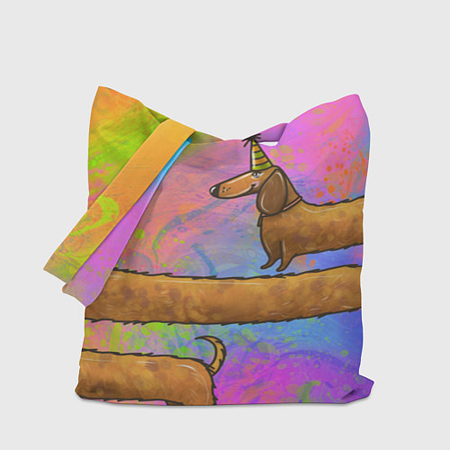 Сумка-шоппер Очень-очень длинная такса / 3D-принт – фото 1