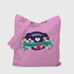 Сумка-шоппер Happy Mothers Day - эмблема