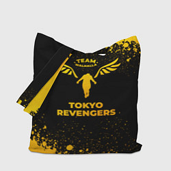 Сумка-шоппер Tokyo Revengers - gold gradient