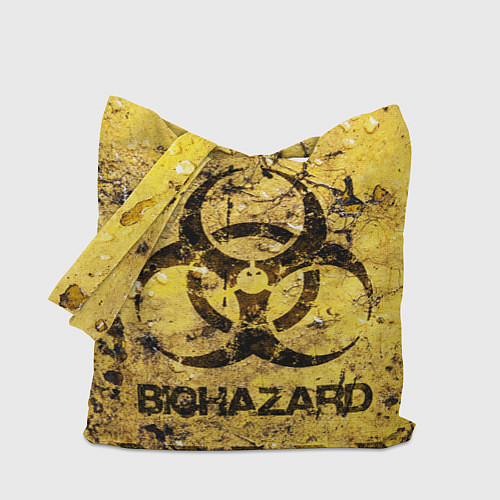 Сумка-шоппер Danger biohazard / 3D-принт – фото 1