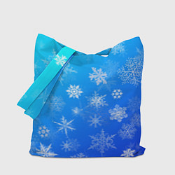 Сумка-шоппер Снежинки в небе
