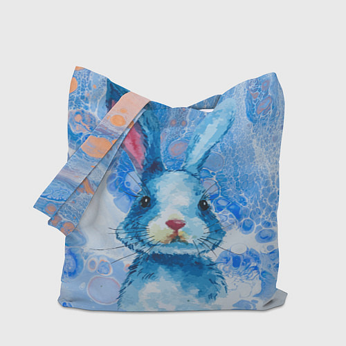 Сумка-шоппер Водяной заяц / 3D-принт – фото 1