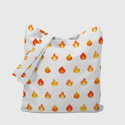 Сумка-шоппер Мерцающие искры на светлом