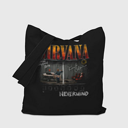 Сумка-шопер Nirvana heart shaped box, цвет: 3D-принт