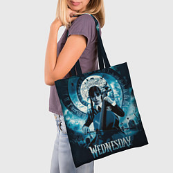 Сумка-шопер Wednesday Addams 2022, цвет: 3D-принт — фото 2