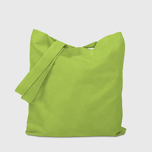 Сумка-шоппер Текстурированный ярко зеленый салатовый / 3D-принт – фото 1
