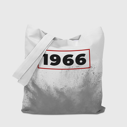 Сумка-шоппер 1966 - в красной рамке на светлом / 3D-принт – фото 1