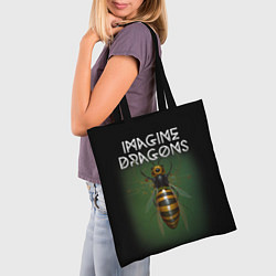 Сумка-шопер Imagine Dragons рок, цвет: 3D-принт — фото 2