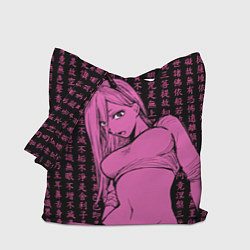 Сумка-шоппер Человек - бензопила Пауэр в топике