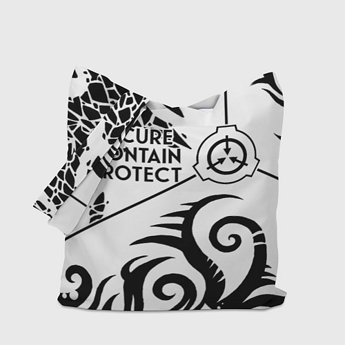 Сумка-шоппер Secure, Contain, Protect / 3D-принт – фото 1