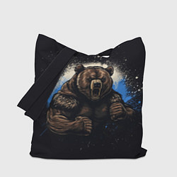 Сумка-шоппер Сильный медведь