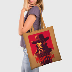 Сумка-шопер John Marston poster, цвет: 3D-принт — фото 2