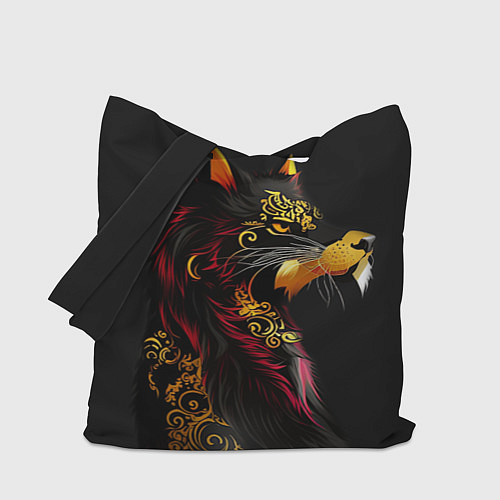 Сумка-шоппер Китайский волк / 3D-принт – фото 1