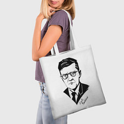 Сумка-шопер Dmitry Shostakovich, цвет: 3D-принт — фото 2