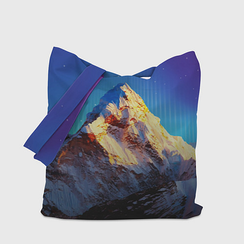 Сумка-шоппер Космический эверест / 3D-принт – фото 1