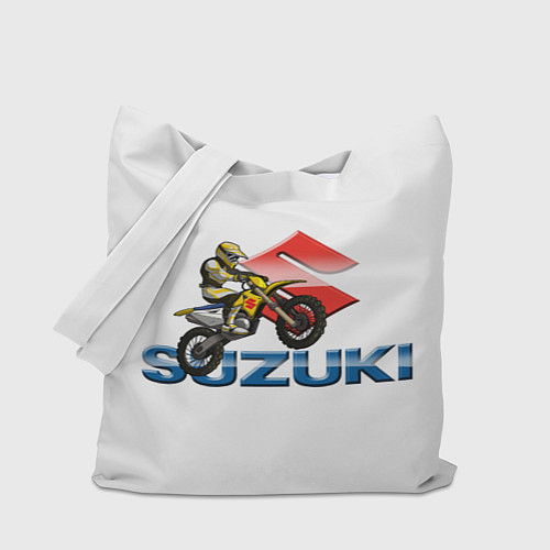 Сумка-шоппер Suzuki motorcycle / 3D-принт – фото 1