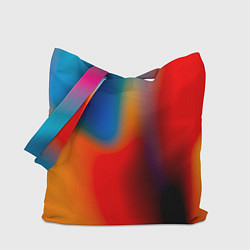 Сумка-шоппер Градиент разноцветный