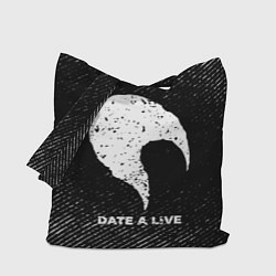 Сумка-шоппер Date A Live с потертостями на темном фоне