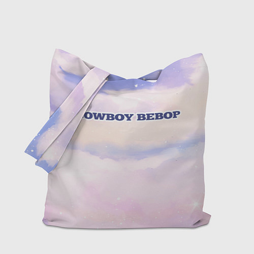 Сумка-шоппер Cowboy Bebop sky clouds / 3D-принт – фото 1