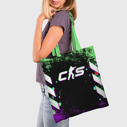 Сумка-шопер Counter Strike 2 - Neon, цвет: 3D-принт — фото 2