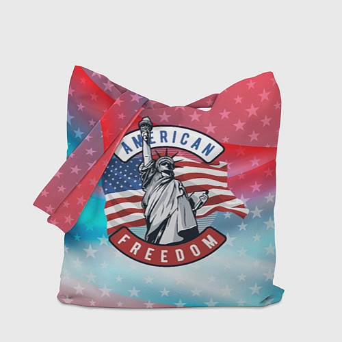 Сумка-шоппер American freedom / 3D-принт – фото 1