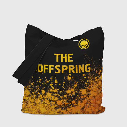 Сумка-шоппер The Offspring - gold gradient: символ сверху / 3D-принт – фото 1