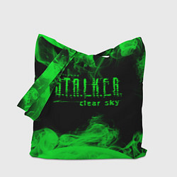 Сумка-шопер Stalker clear sky radiation art, цвет: 3D-принт