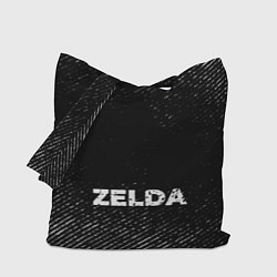 Сумка-шопер Zelda с потертостями на темном фоне, цвет: 3D-принт