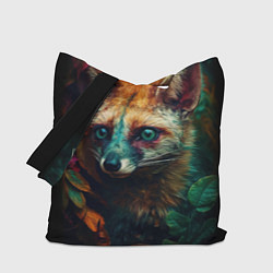 Сумка-шопер Лисица в лесу, цвет: 3D-принт
