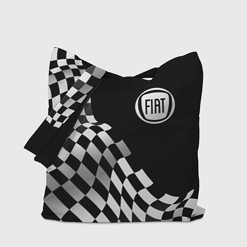 Сумка-шоппер Fiat racing flag / 3D-принт – фото 1