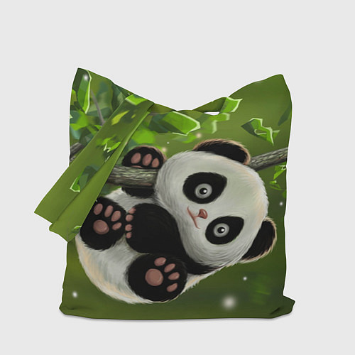 Сумка-шоппер Панда на дереве отдыхает / 3D-принт – фото 1