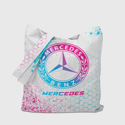 Сумка-шоппер Mercedes neon gradient style