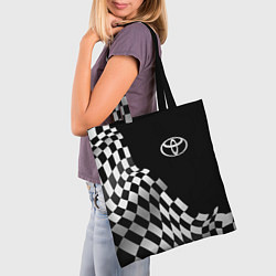 Сумка-шопер Toyota racing flag, цвет: 3D-принт — фото 2