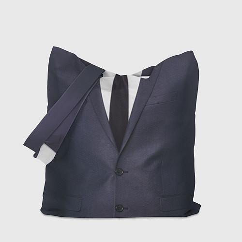 Сумка-шоппер Деловой пиджак с рубашкой / 3D-принт – фото 1